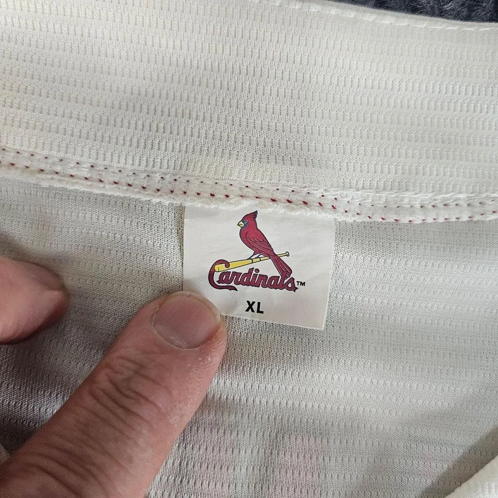 St. Louis Cardinals Jersey Mens XL White MLB Baseball Nolan Arenado 28 Cardinals